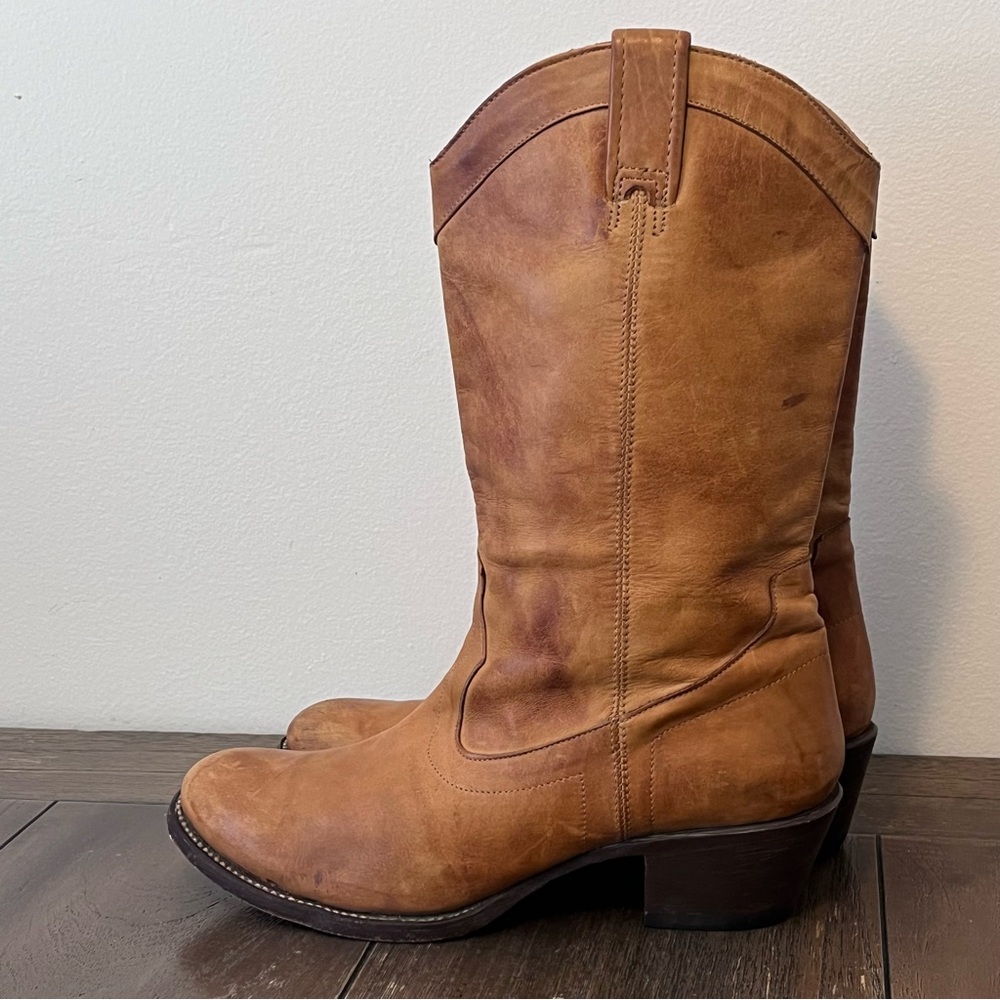 Stetson Brown Leather Heeled Western Cowgirl Boots Womens 9 - Picture 7 of 12
